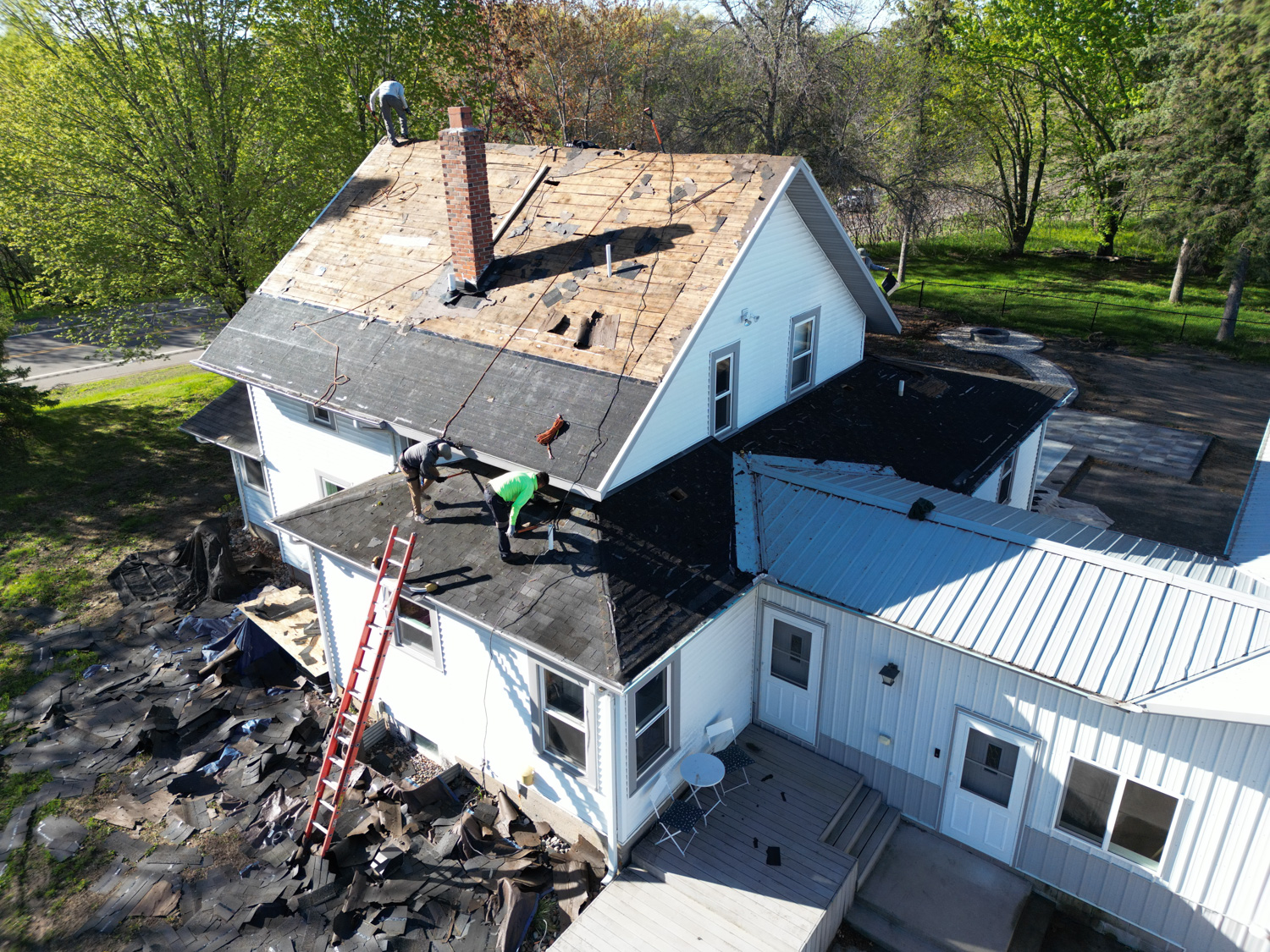 Roof tear off