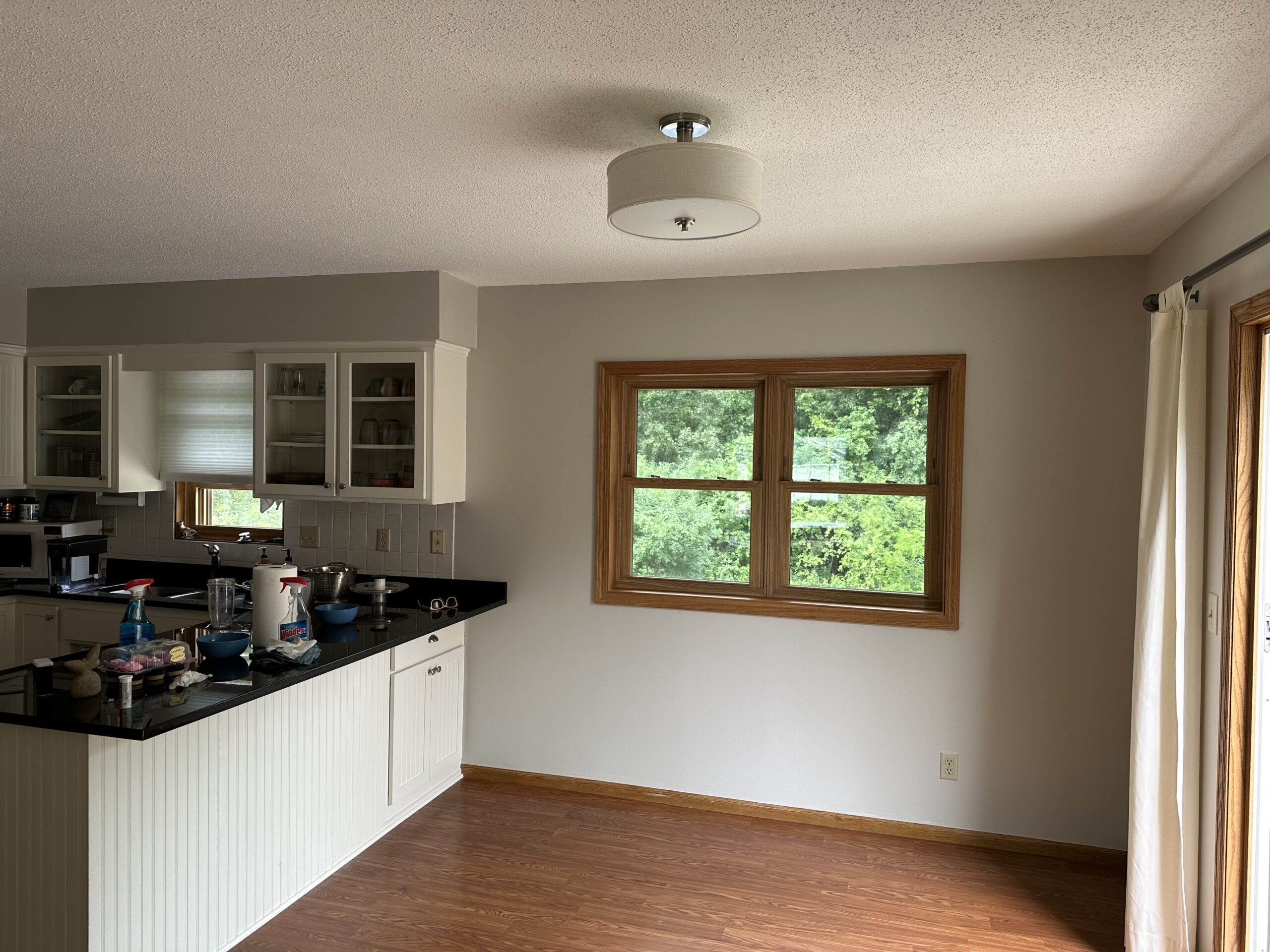 kitchen showcasing newly remodeled Andersen windows
